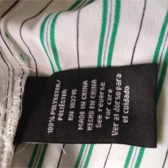 NWT Zac and Rachel Women's striped long sleeve blouse. Small. Office,Flattering - Picture 9 of 10